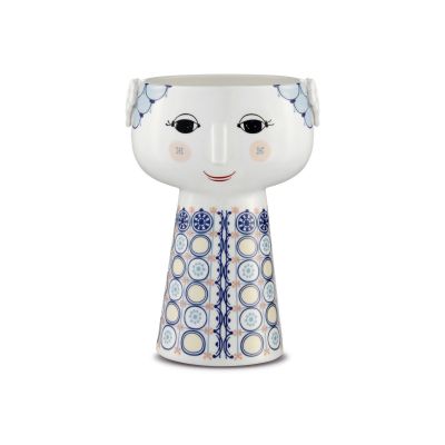 Vase Eva blau 18,5 cm Bjorn Wiinblad EINZELSTÜCK
